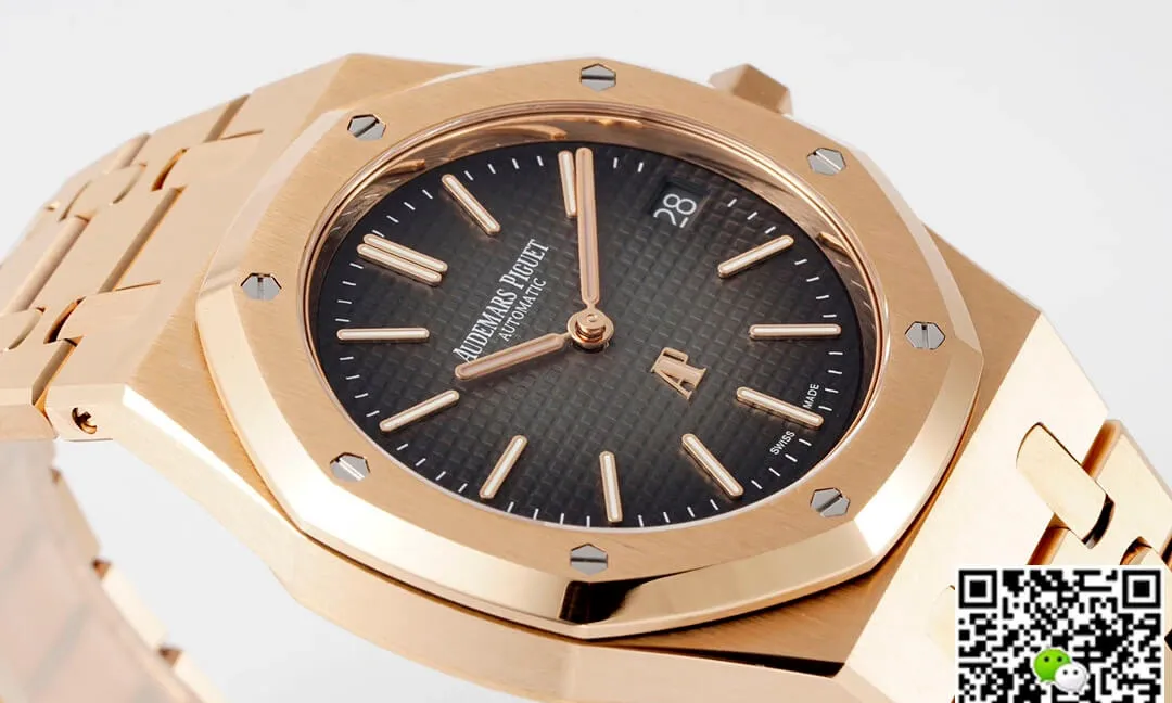 Audemars Piguet Royal Oak 16202OR.OO.1240OR.01 ZF Factory 1:1 Best Edition Replica Watch Rose Gold Case